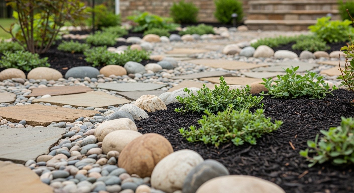 7 Front Yard Garden Ideas with Stones to Copy