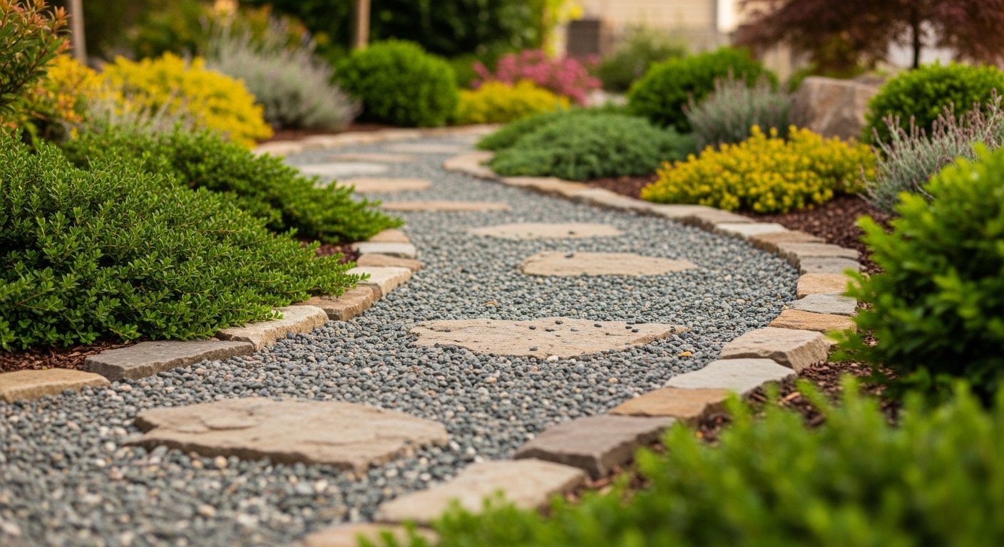 17 Front Yard Garden Ideas with Rocks for Easy Style
