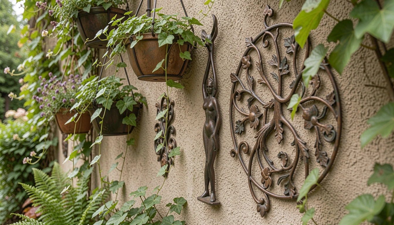 13 Garden Wall Art Designs to Add Personality
