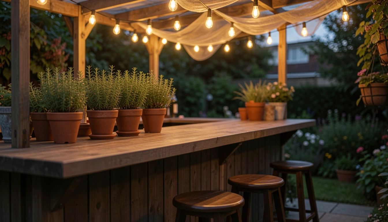 23 Garden Bar Lighting Ideas That Glow