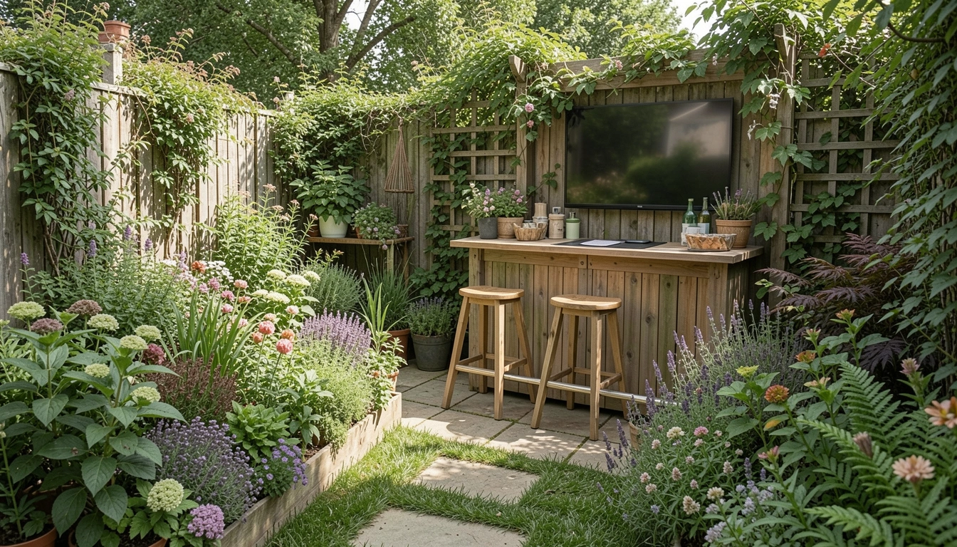 How to Setup Garden Bar with TV