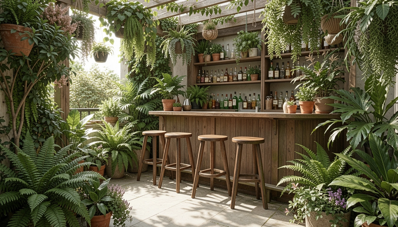 How to Decorate Garden Bar on Terrace