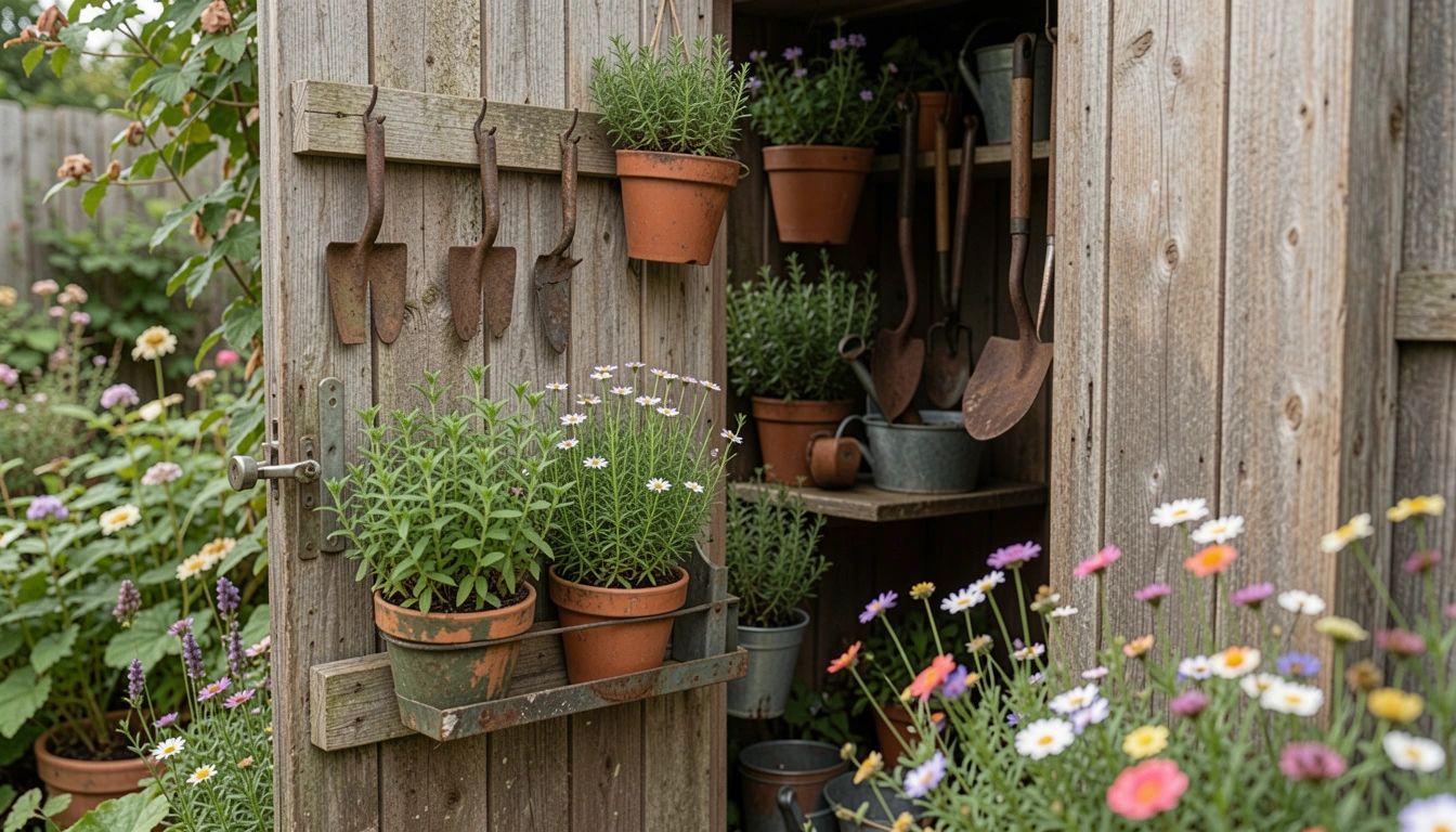 23 Backyard Cottage Garden Potting Sheds to Inspire You