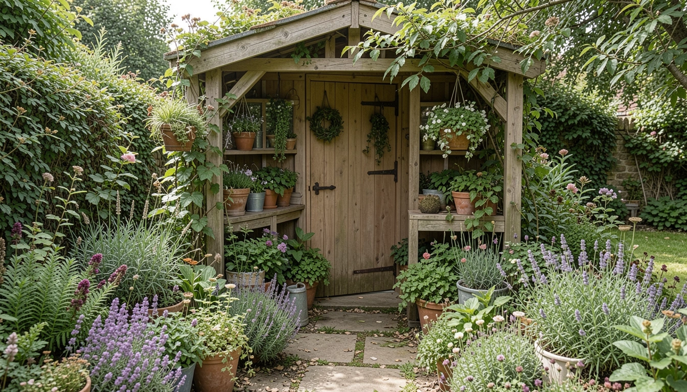 How to Decorate Cottage Garden Shed