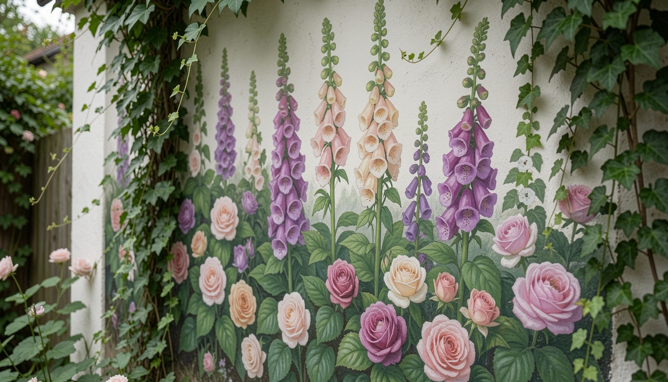 11 Cottage Garden Mural Ideas for Creative Spaces